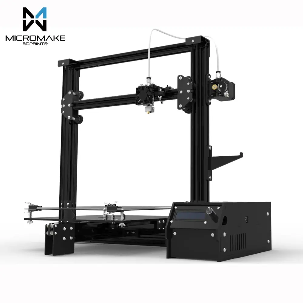 Micromake 3d принтер большой размер печати 245*245*260 мм Micromake C1 металлический лист/Arcylic H-boxxz структура DIY Kit