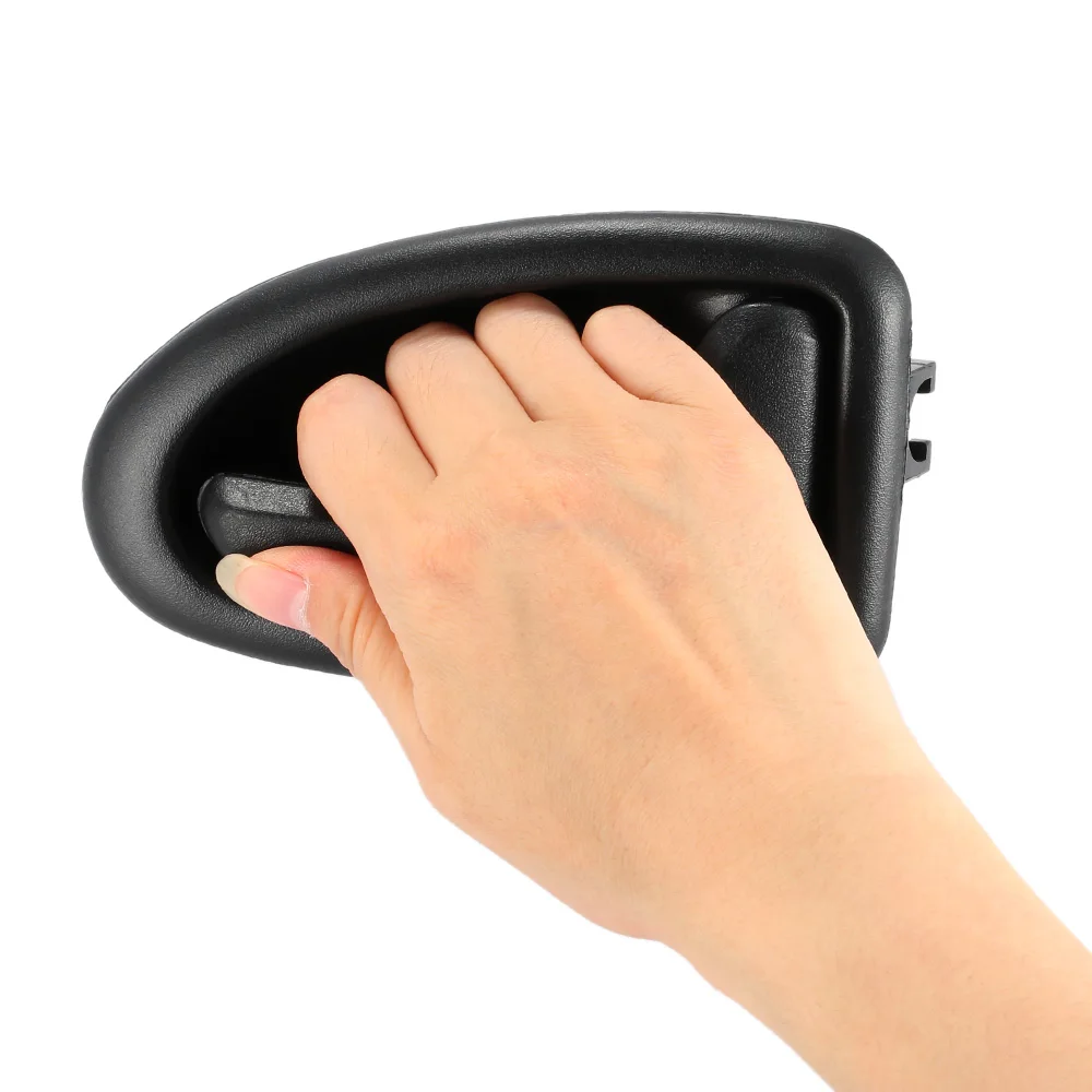 Ручка для межкомнатной двери автомобиля правая сторона черная ABS Хромированная