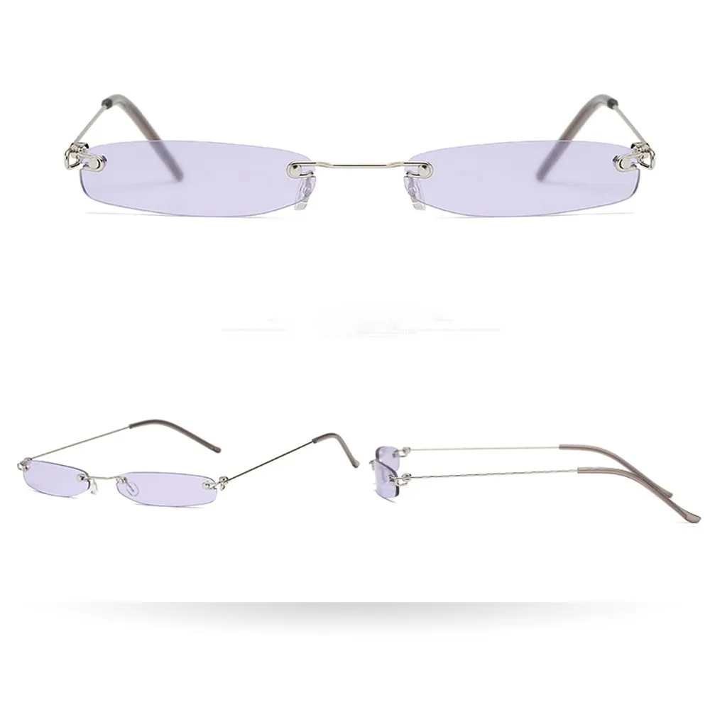 Sunglasses Women Polarized Square Sun Glasses For Men Small Frame Vintage Retro Mirror Sunglasses Green Purple Sunglasses