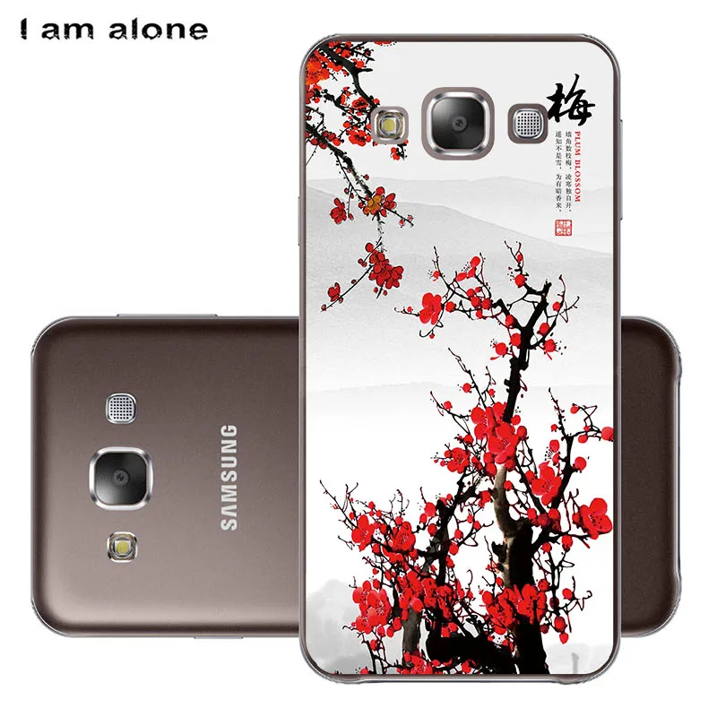 PC KK54 Чехлы для телефонов I am alone для samsung Galaxy E5 E500, 5,0 дюймов, жесткие пластиковые чехлы для мобильных телефонов, Модные цветные сумки - Цвет: PC KK54