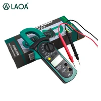 laoa potable digital clamp electrical tester handhold multimeter acdc testing electrician tools