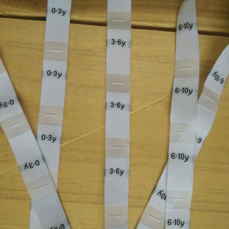 Выберите свой размер этикетка с номером Европейский белый одежды для детей