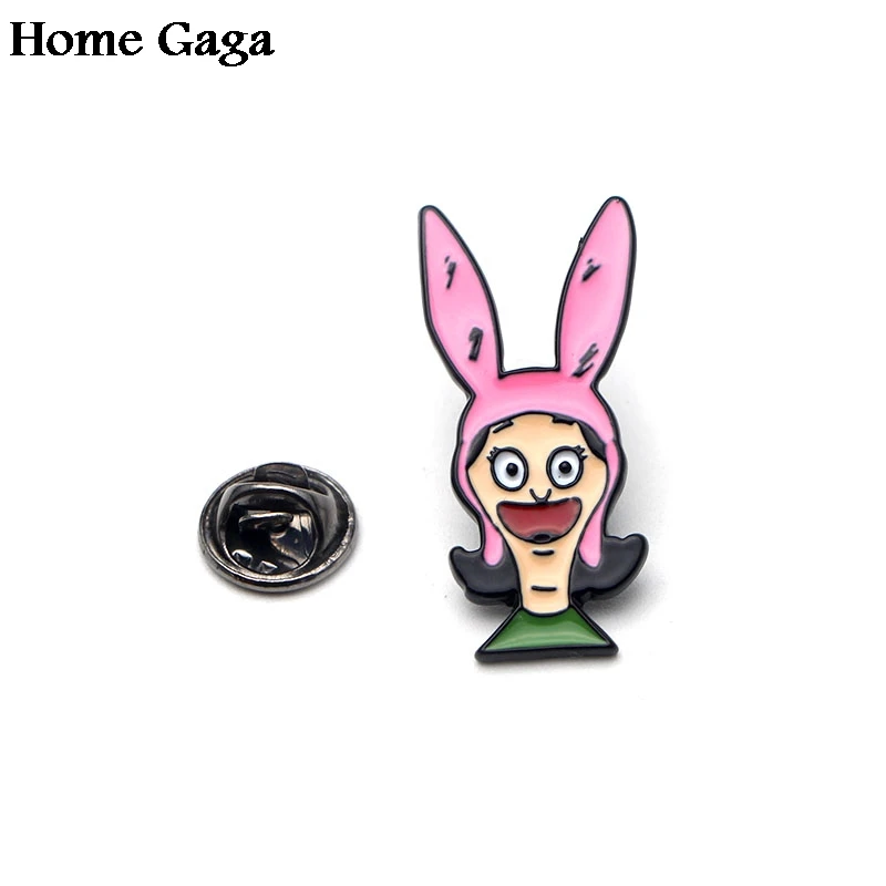 Homegaga письмо друг фантастика Луиза цинк булавки para рюкзак одежда металлические