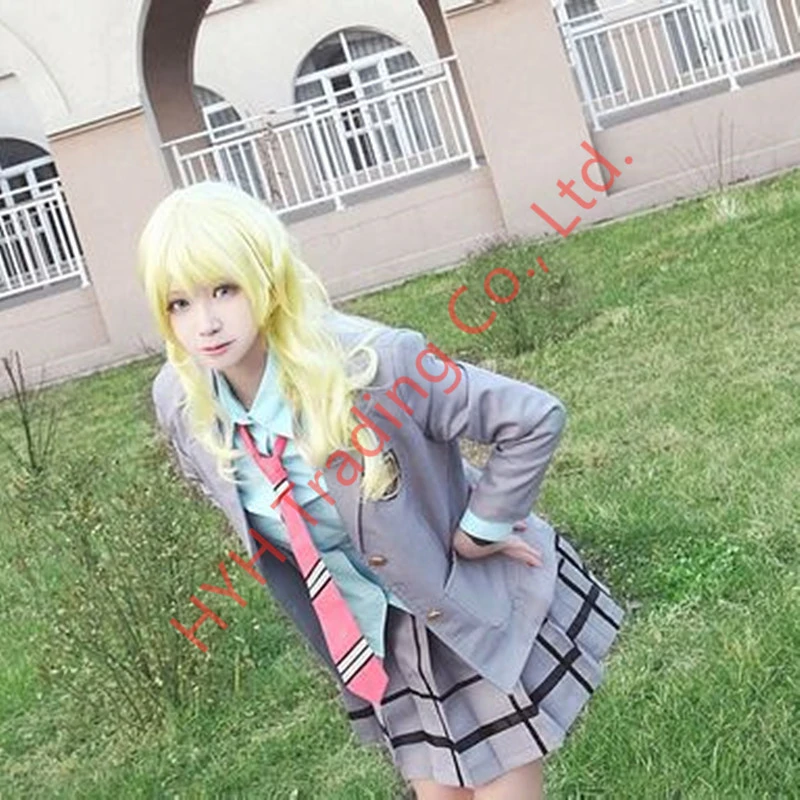 Костюм для косплея Каори миядзоно Your Lie в апреле костюм униформа на Хэллоуин