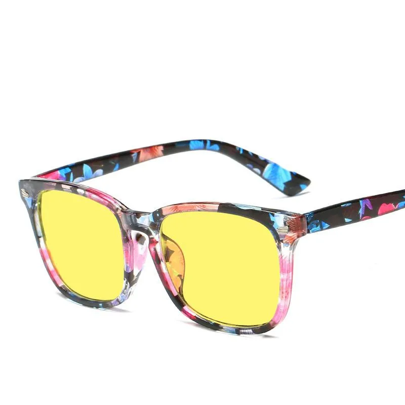 Анти голубой лучи компьютерные очки с желтыми стеклами Для мужчин синий