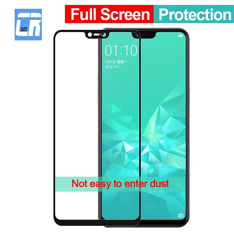 Полное покрытие из закаленного стекла для OPPO R9 R9S R11 R11S Plus Защитная пленка для экрана для F5 F7 A3 A3S A5 R15 твердое защитное стекло