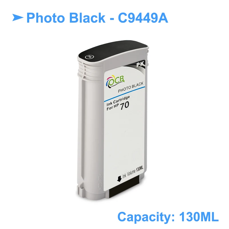 [Сторонний бренд] для HP 70 сменный чернильный картридж принтера DesignJet Z5400 C9449A C9452A