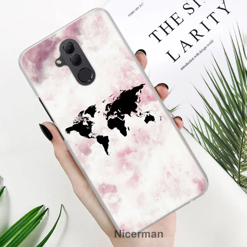 Карта мира, план путешествий, чехол для телефона huawei mate 20 Pro 10 20 Lite P Smart Plus P30 Pro P30 P20 Lite, чехол, чехол