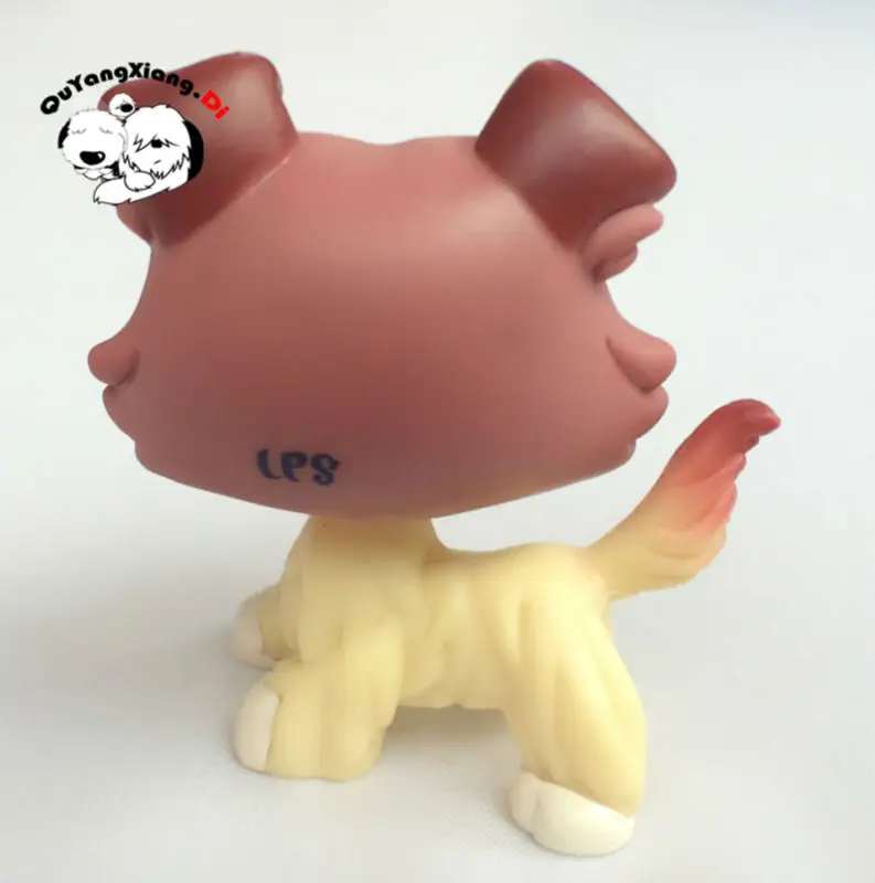 CWG013 Pet Shop животного желтовато-коричневый раза фигурку собаки милый щенок - купить