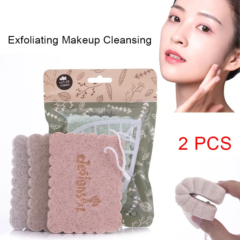 2 шт. губка квадратной формы для очистки лица мягкая средство очищения MSI-19 |
