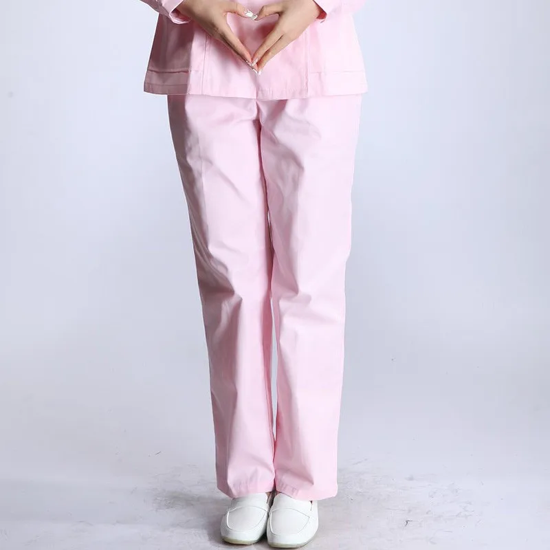 Униформа для больницы штаны медсестры белые рабочие медицинские брюки женщин 100%