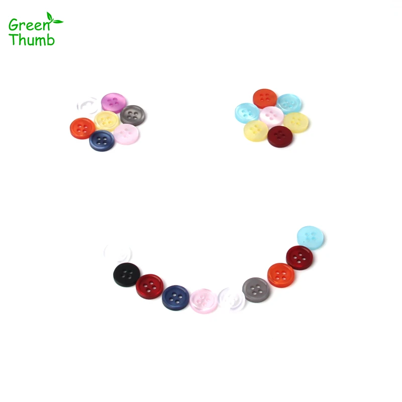 

1000 шт зеленый большой палец диаметром 11,5 мм Цветные кнопки из смолы 4 отверстия лунный свет Кнопка для Одежда Аксессуары для шитья