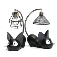 small cat night light cartoon ornaments collection children kid bedside reading table night lighting lamp deocr gift