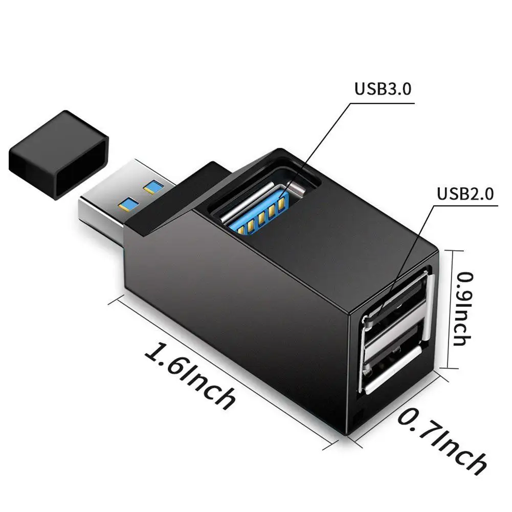 BEESCLOVER 3 Порты и разъёмы usb-хаб высокого Скорость разветвитель подключи играй r20 |