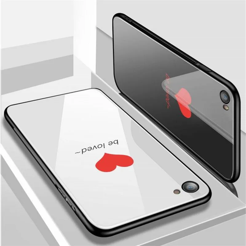 Твердый чехол BONVAN из закаленного стекла для Huawei P8 P9 Lite 2017 с защитой от сердечек Gr3