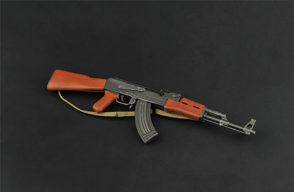 Игрушка в масштабе 1:6 модель пластикового пистолета ZY2007 1/6 оружия AK47 Игрушечная с