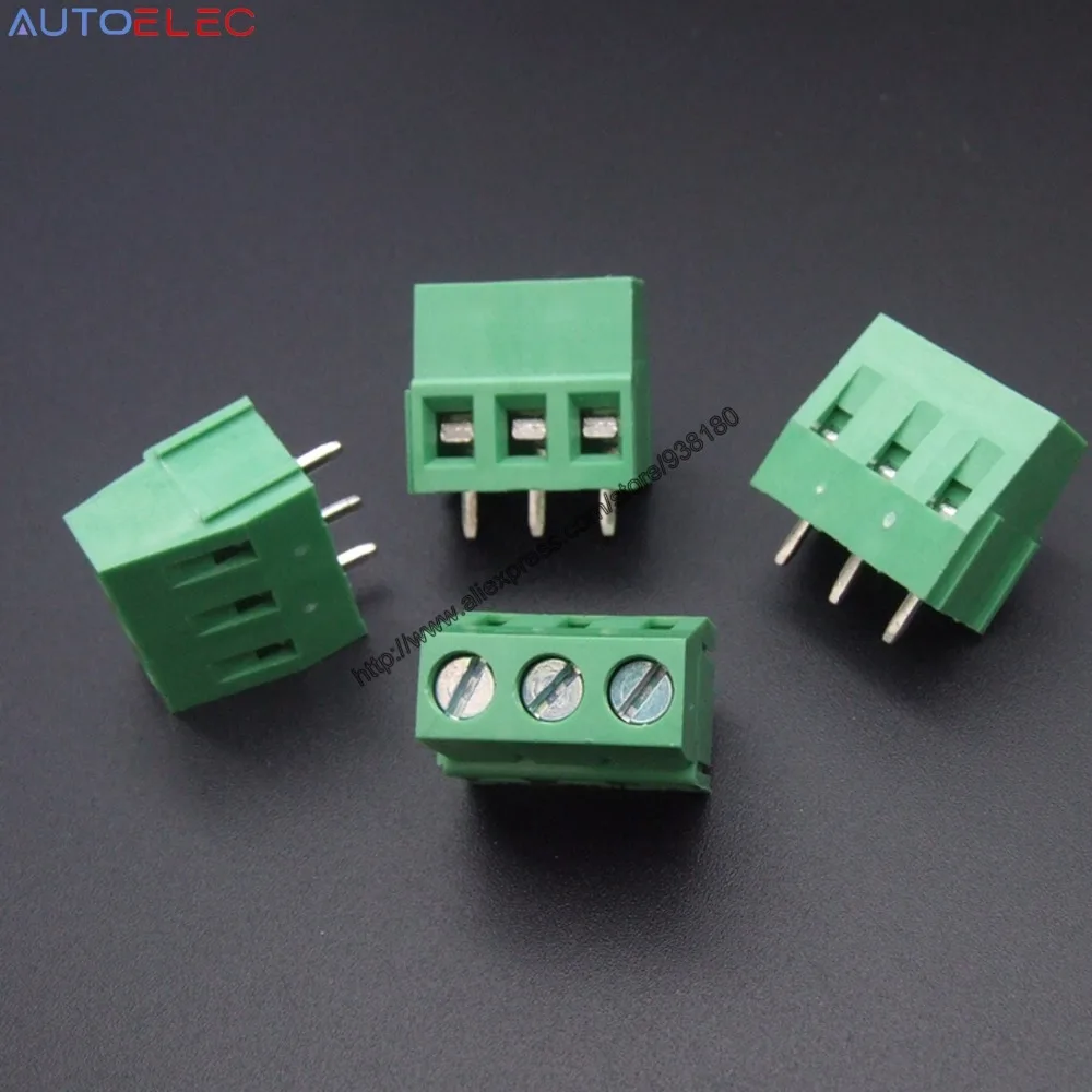 Клеммная колодка PCB шаг: 5 0 мм/0 2 дюйма зеленый мм 3 контакта вместо Phoenix NO MKDSN 5/3-1890976