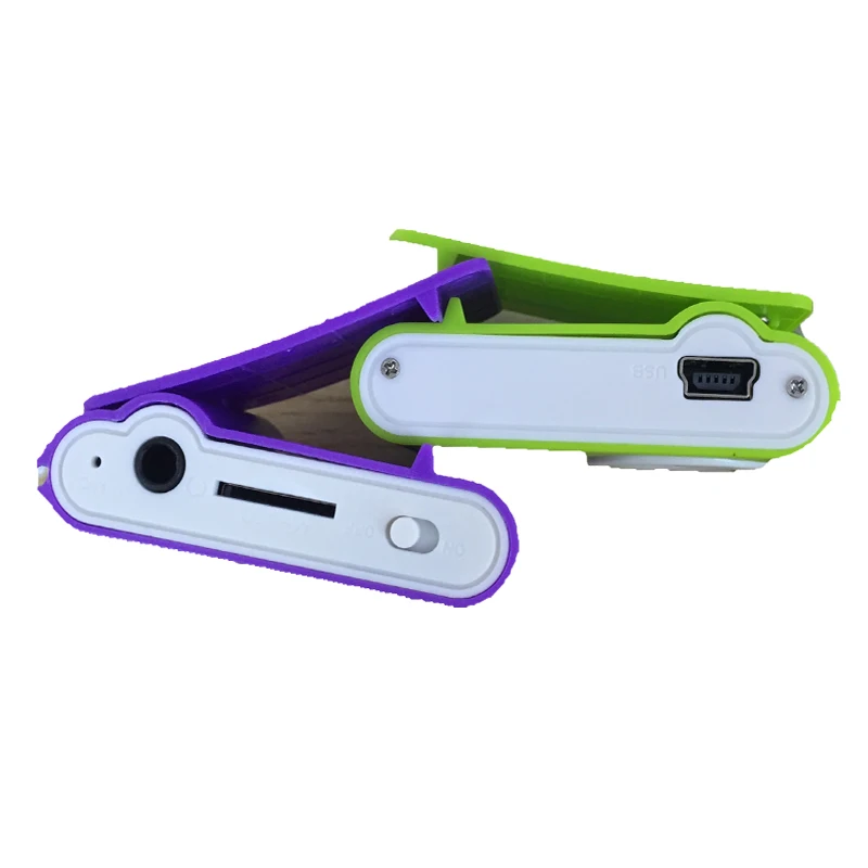 HEYF модный мини mp3 USB MP3 плеер с зажимом и ЖК экраном Поддержка 32 ГБ Micro SD TF кардслик