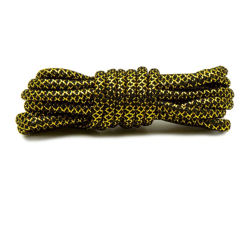 Бестселлер 2020 круглые шнурки 47 дюймов золотые металлические красочные для обуви