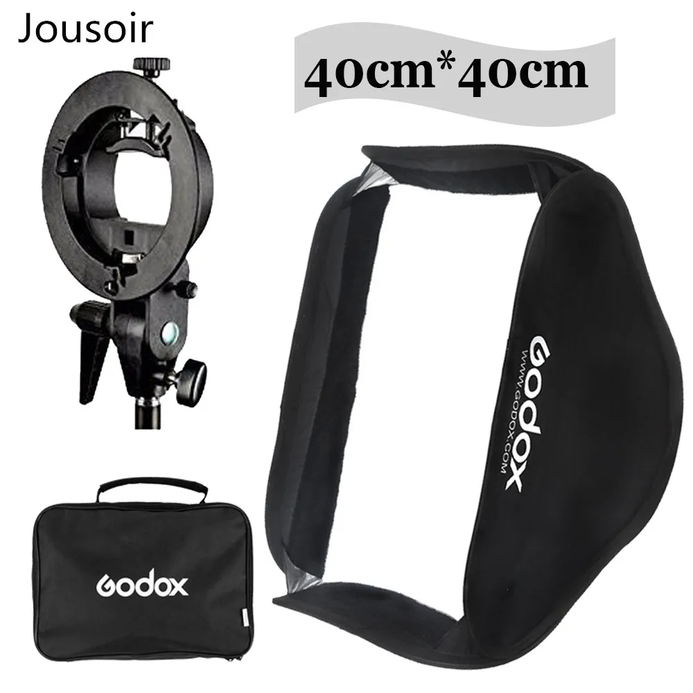 Фотостудия 40*40 см портативная квадратная вспышка Speedlight Speedlite Umbrella софтбокс Brolly