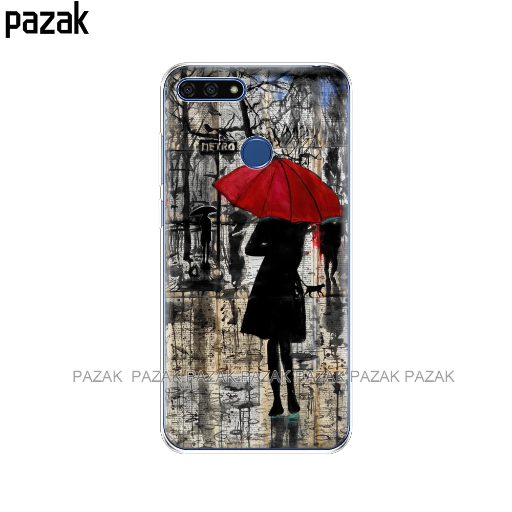 61347 Силиконовый чехол для Huawei AUM-L29 honor 7a pro, 5,7 дюймов, мягкий чехол из ТПУ для задней панели телефона, защитный чехол для Huawei honor 7a pro 7aPRO - Цвет: 61347