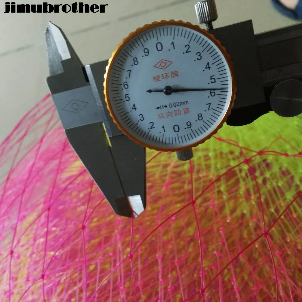 Разноцветная рыболовная сеть 3 размера складная нейлоновая снасть сачок все