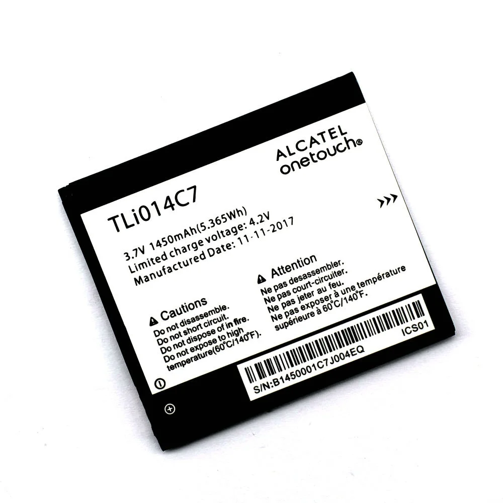 Новый аккумулятор 1450mAh TLi014C7 для Alcatel OneTouch Pixi First 4024D 4 0 &quotмобильного телефона +