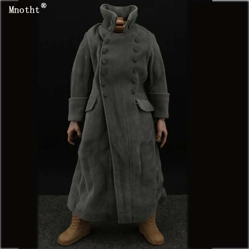 Mnotht 1/6 Мужская армейская модель одежды солдатика зимняя одежда игрушка пальто