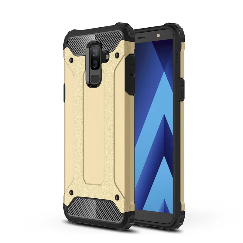 Золотой Pdgb Жесткий Чехол для samsung Galaxy S10 Lite A7 A6 A8 плюс J4 J6 Pro J2 Core M10 M20 A10 A30 A40 A50 A70 бронированный чехол Shell - Цвет: Золотой