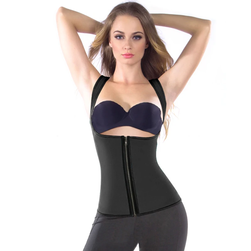 

Blue Black Latex Waist Trainer Corset Vest Steel Boned Underbust Corsets Waist Cincher Body Shapewear Bustier Cincher Corselet