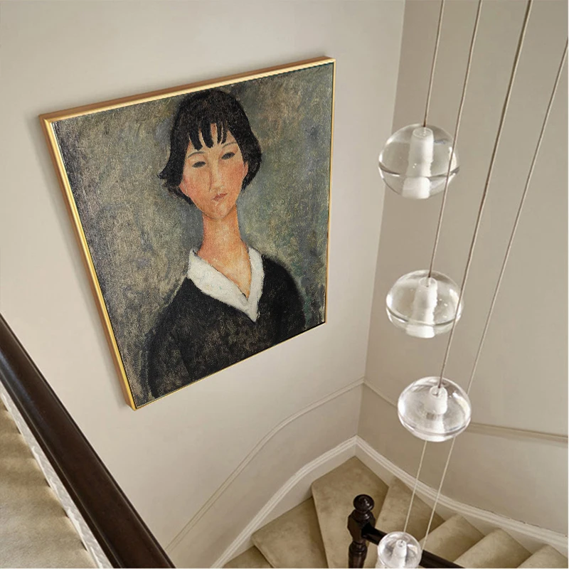 MUTU Знаменитые Картины Маслом Wall Art Женщины без глаз Модильяни печати и постеры на