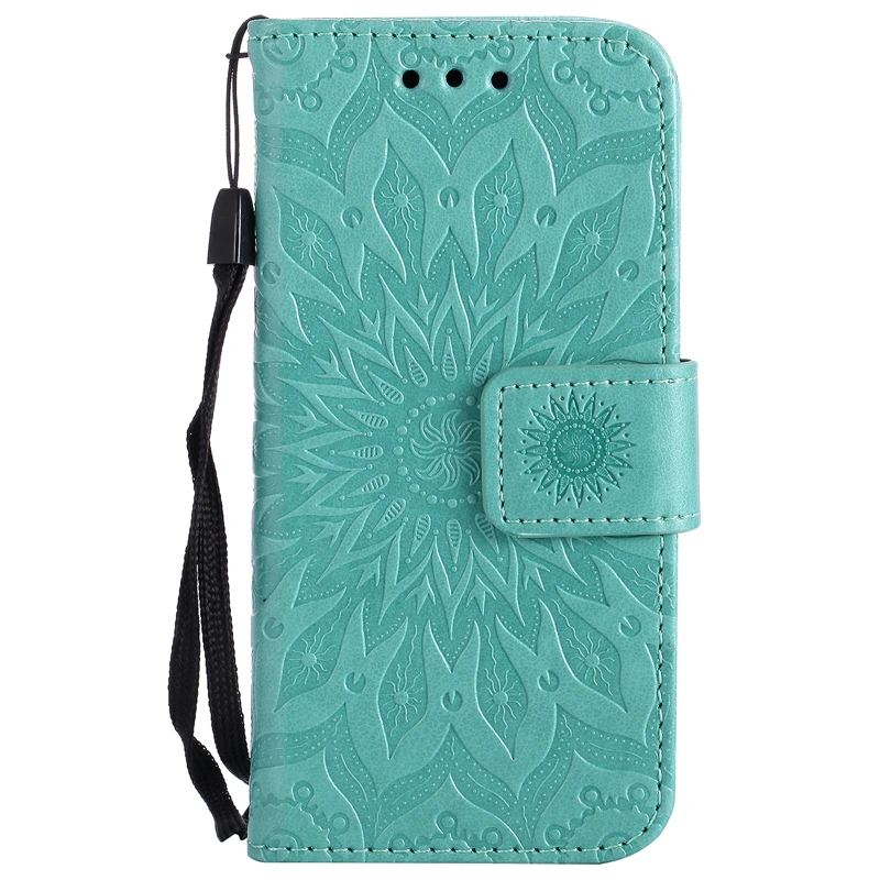 Coque подсолнечника флип чехол для Apple iPod Touch 5 искусственная кожа + силиконовая
