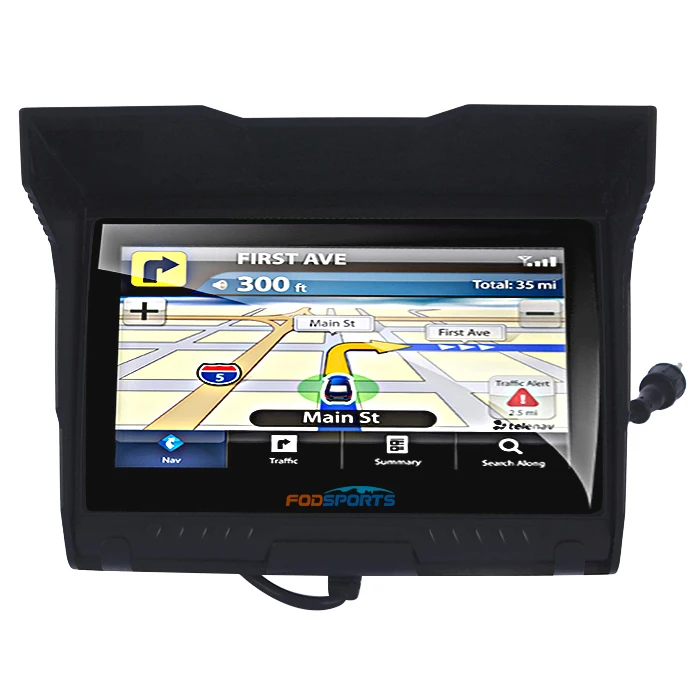 Fodsports 5,0 дюймов gps навигация для мотоцикла 256 Мб 8 Гб сенсорный экран Bluetooth gps навигатор водонепроницаемый IPX5 бесплатные карты