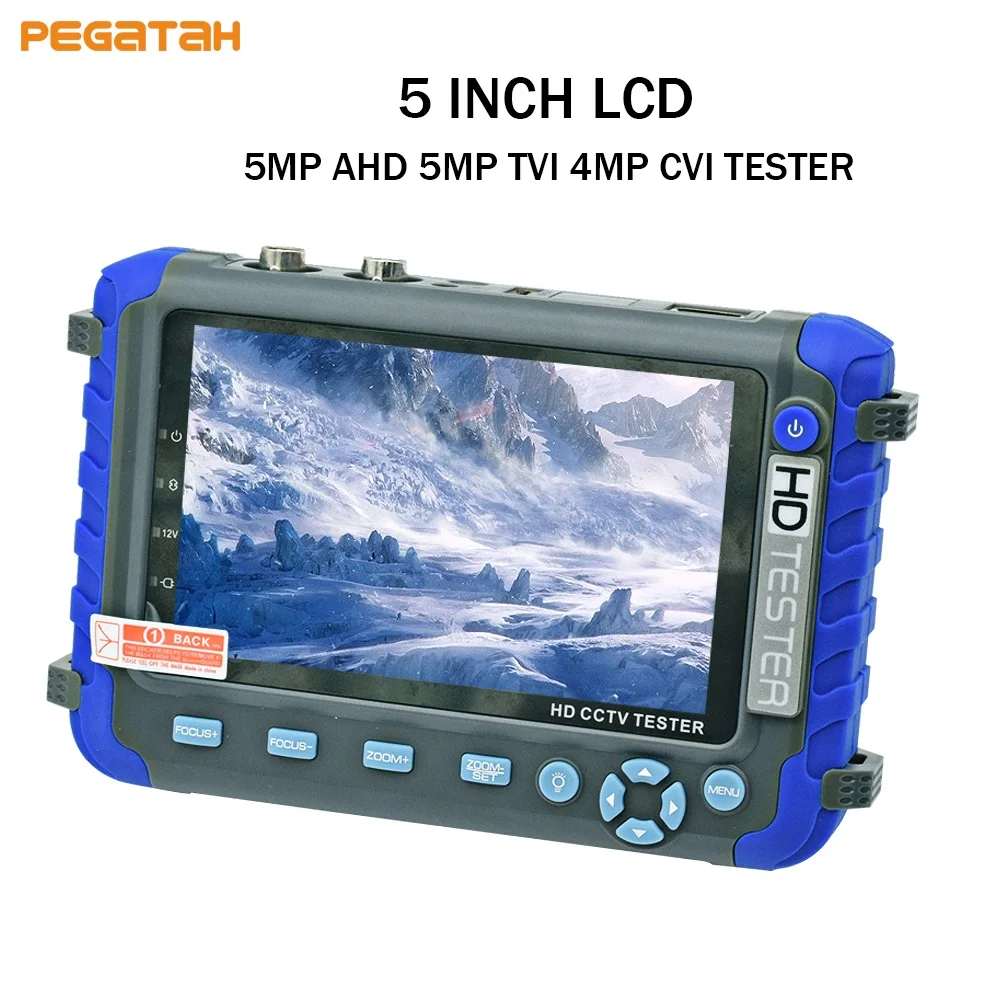 5 дюймов CCTV камера тест er поддержка 5MP AHD TVI 4MP CVI Тест Поддержка UTC контроль HD PTZ и