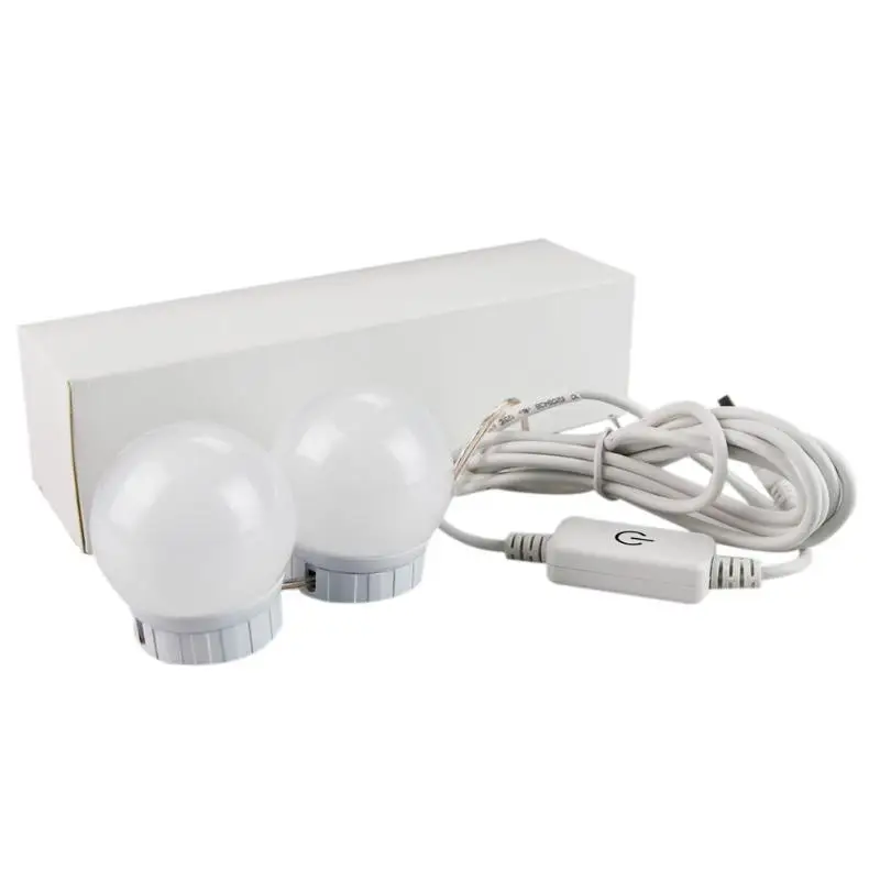 6/10/14LED USB 5V Makeup Wall Lamp Bulb Kit for Dressing Table Dimmable Mirror Light Cosmetic Beauty Lamp