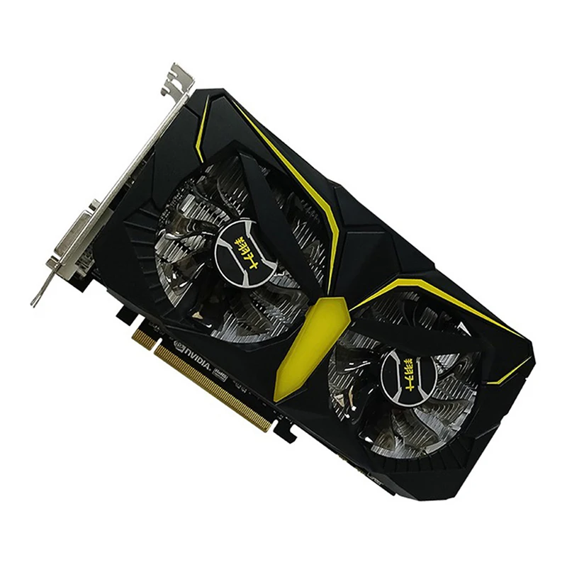 Графика карты ASL GTX1050Ti WarHawk 4 ГБ D5 GDDR5 7008 мГц 1290-1392 128bit HDMI + DVI 7680x4320 @ 60 Гц видео карта