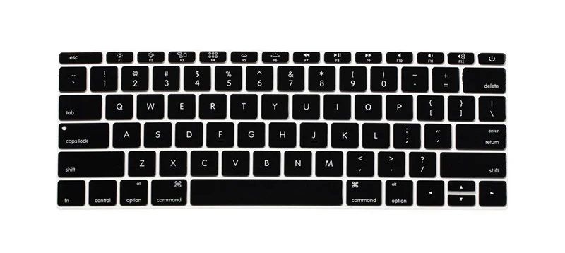 Защитный чехол для клавиатуры США Macbook 12 Retina силиконовый Pro 13 без сенсорной панели