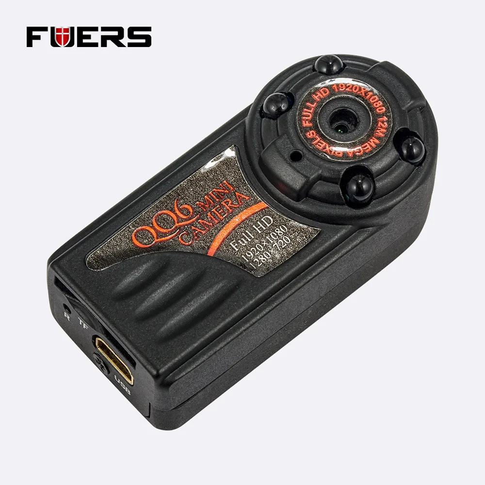 FUERS QQ6 Full HD 1080 P Мини Камера Широкий формат Micro видеорегистратор DV DVR ИК Ночное