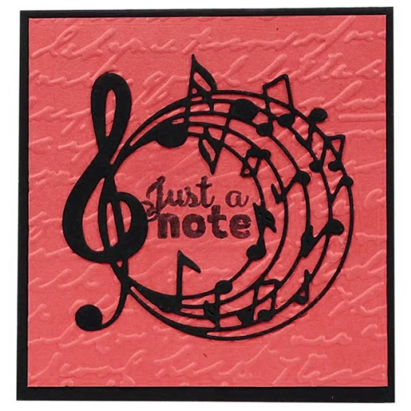 Новые штампы для 2019 музыкальная нот Лунная Рамка Металлическая режущая штамп