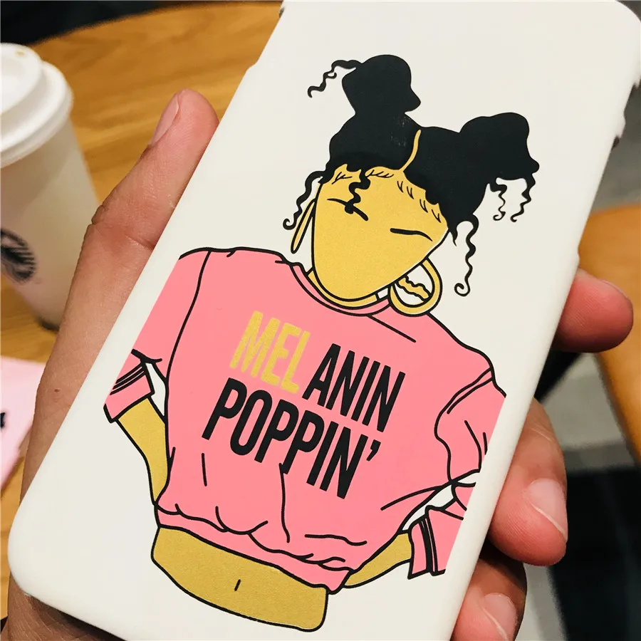 2 BUNZ меланина попсовое ABA принты чехол для телефона iPhone 5 5S SE 6 S плюс 7 Plus 3D женский