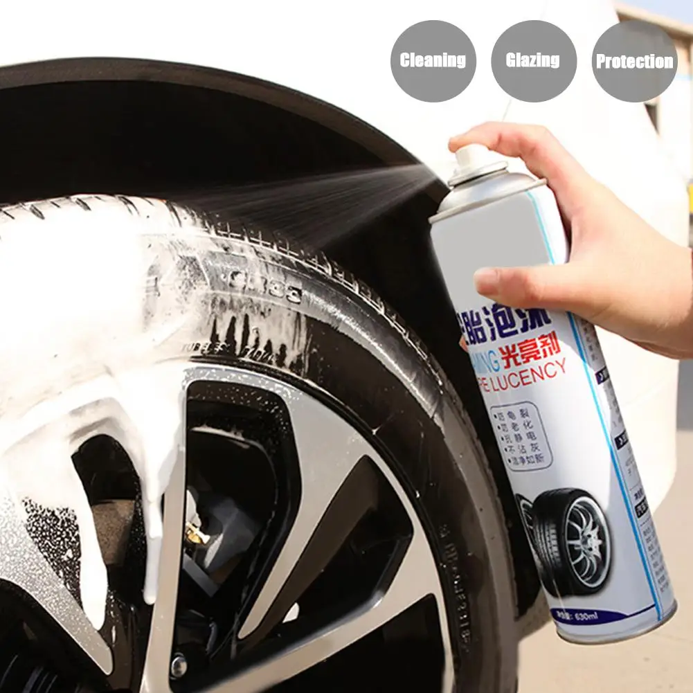 Блеск для шин блеск спрей автомобильных воск осветлитель сильный дезактиватор