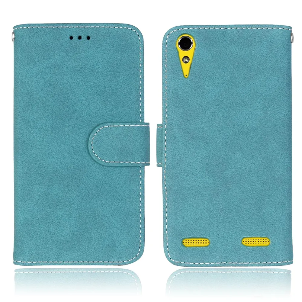 Blue Флип-чехол для lenovo A6010 Plus и A6000 и для lenovo Lemon K3 K30-T, кожный чехол " K 3 A 6000 6010 чехол для lenovo, чехол для телефона - Цвет: Blue