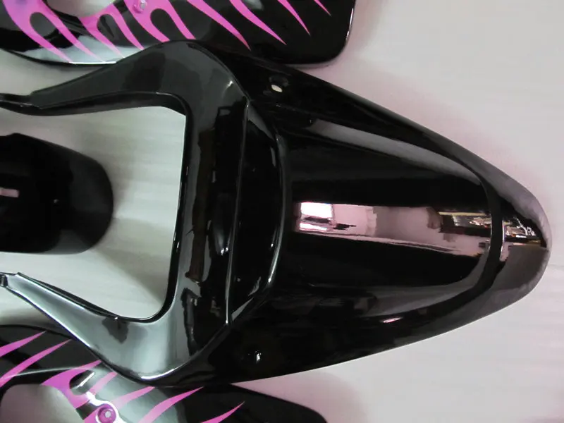 Motorcycle Fairing kit for SUZUKI GSXR600 750 K4 04 05 GSXR 600 GSXR750 2004 2005 ABS pink flames black Fairings set+Gifts SF26 |