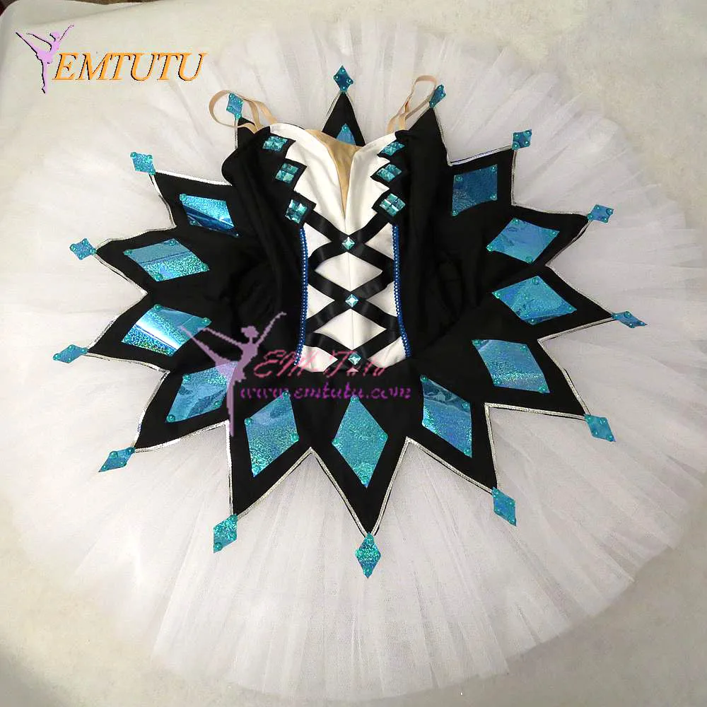 Harlequinade профессиональная балетная пачка черного и синего цвета профессиональные Балетные костюмы для сцены
