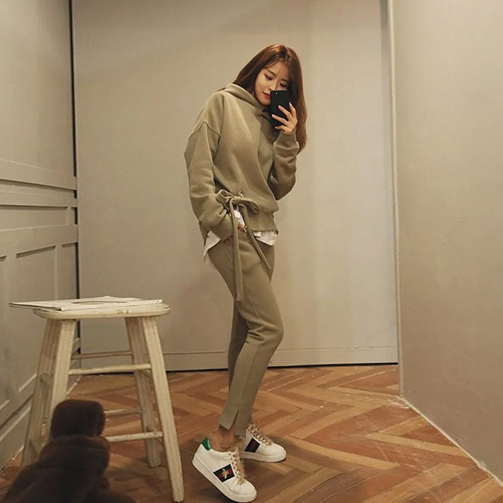 Wixra весна-осень 2019 одноцветные повседневные женские комплекты длинный рукав