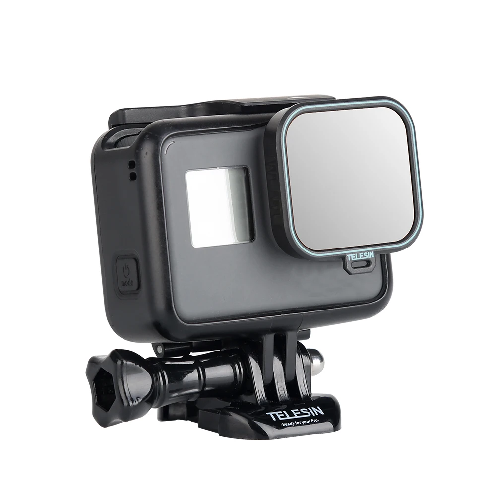 Комплект фильтров TELESIN 4 шт защитный фильтр для объектива ND (ND4 8 16)+ CPL Gopro Hero 5 6 Black 7