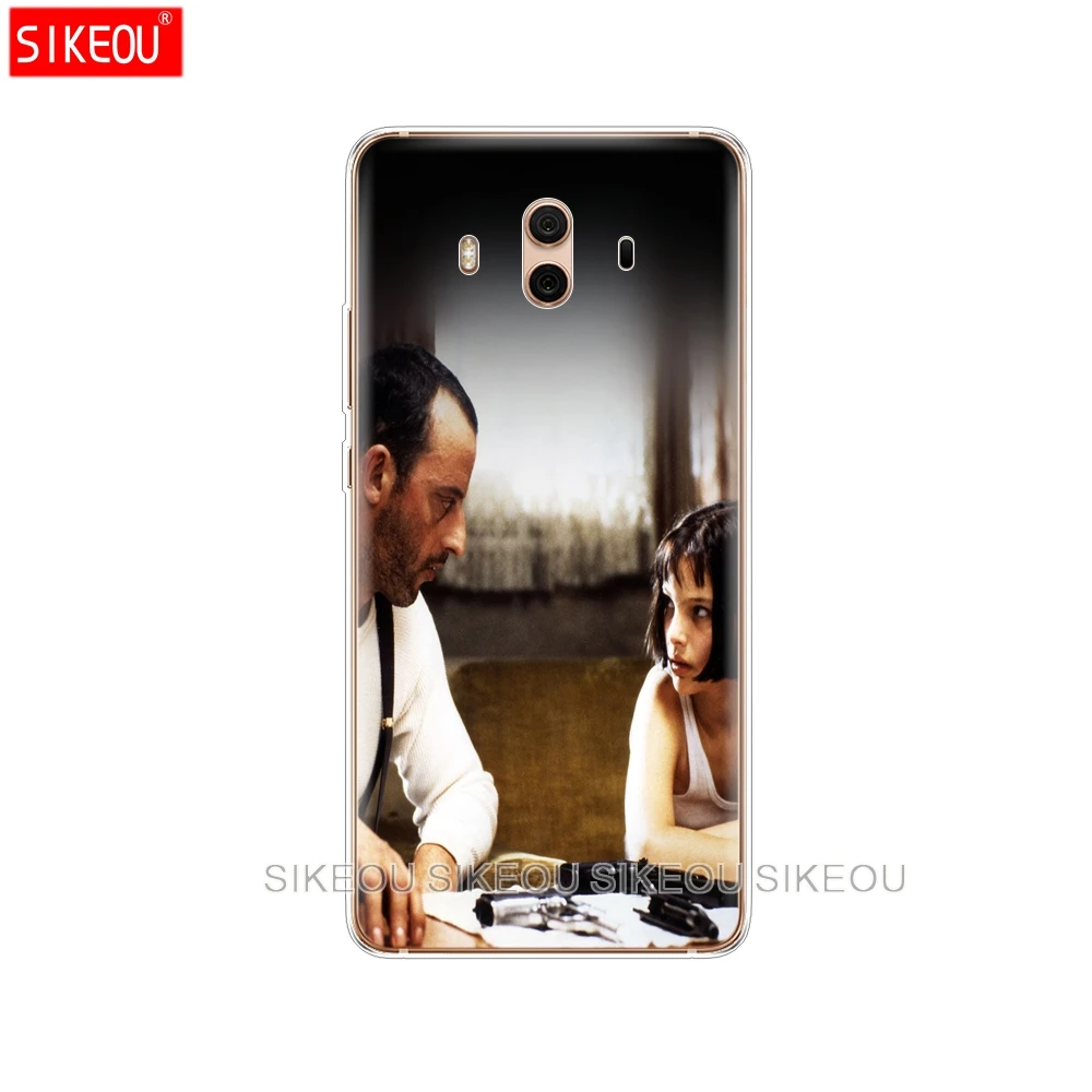 Силиконовый чехол для телефона Huawei mate 7 8 9 10 pro LITE Leon the professional|Бамперы| |