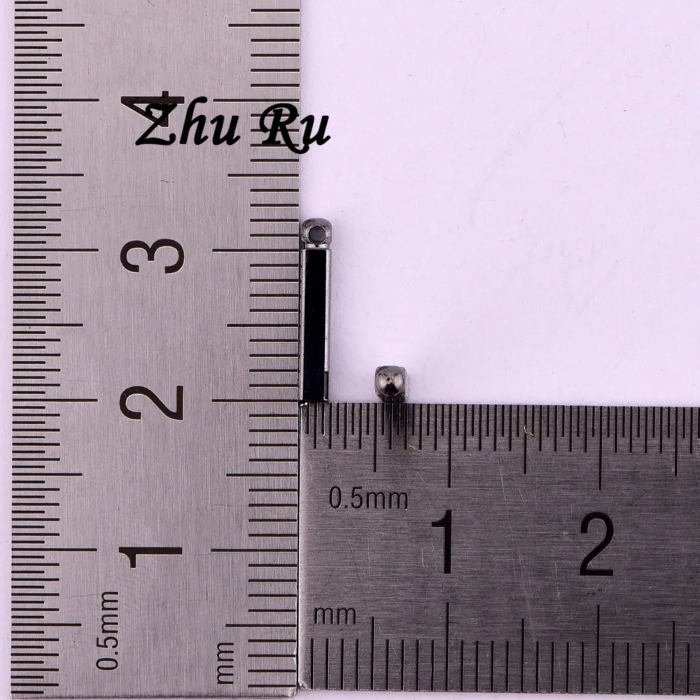 ZHU RU 20 шт./лот 12*2 мм длинные кубики с круглой головкой полоска моста форма колонны