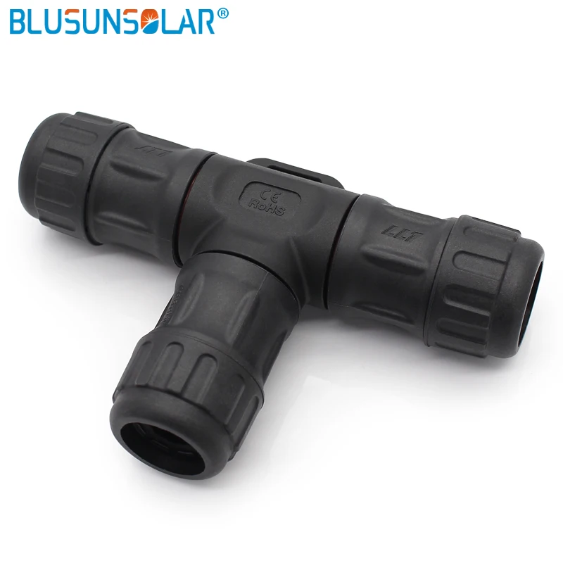 20 шт L20 2P T тип водонепроницаемый тройник разъем полевая сборка IP67|connector