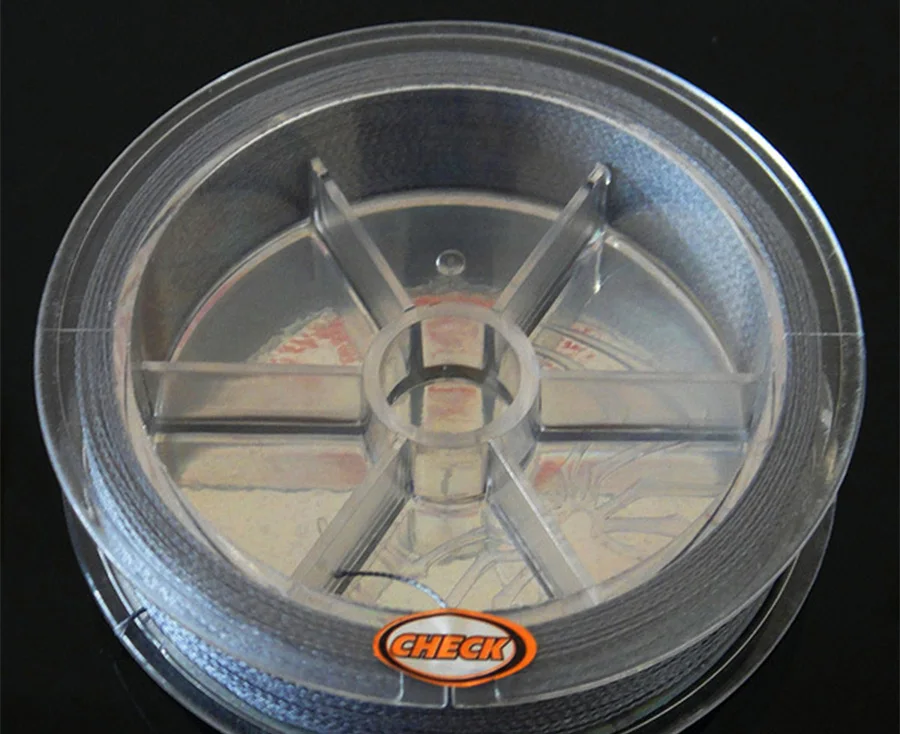 100 м плетеная рыболовная леска высокопрочная серая многонитевая Полиэтиленовая |